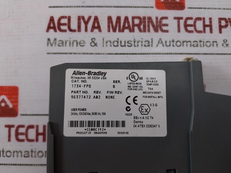 Allen-bradley Ser B 1734-fpd Point I/O Field Distributor Module 96377472 Rev A02