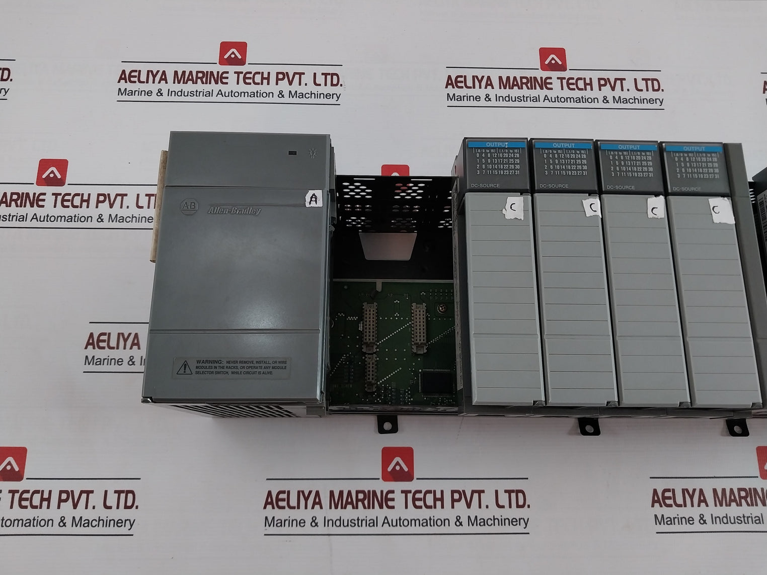 Allen-bradley Slc 500 13-slot Module Rack Controller 1746-a13, 1746-p2,1746-ob32Allen-bradley