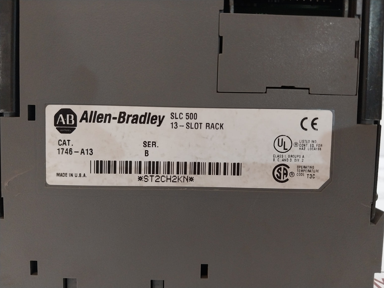 Allen-bradley Slc 500 13-slot Module Rack Controller 1746-a13, 1746-p2,1746-ob32Allen-bradley