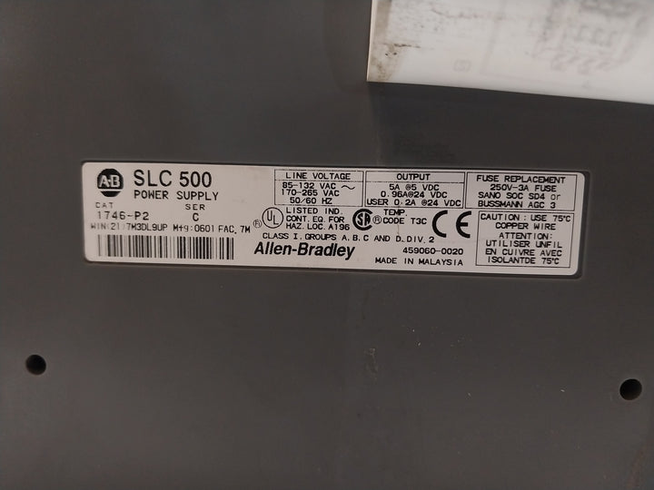 Allen-bradley Slc 500 13-slot Module Rack Controller 1746-a13, 1746-p2,1746-ob32Allen-bradley