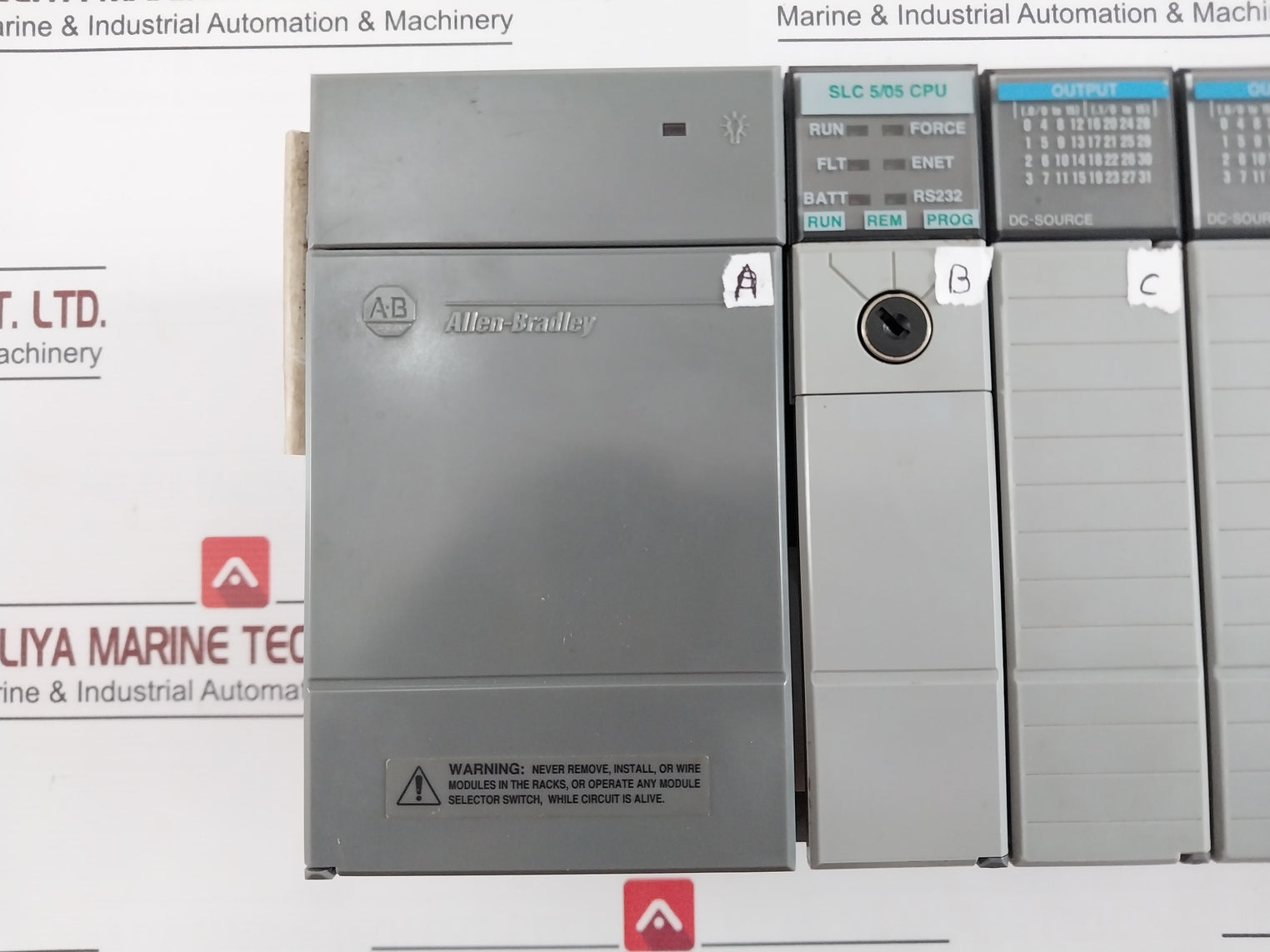 Allen-bradley Slc 500 13-slot Module Rack Controller 1746-a13, 1746-p2,1746-ob32Allen-bradley