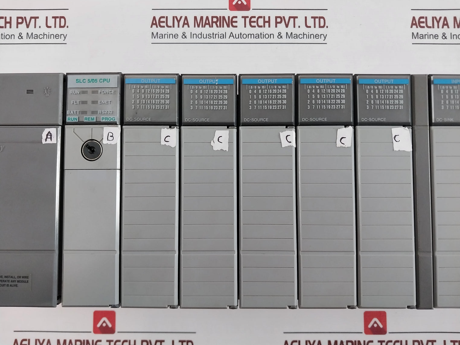 Allen-bradley Slc 500 13-slot Module Rack Controller 1746-a13, 1746-p2,1746-ob32Allen-bradley