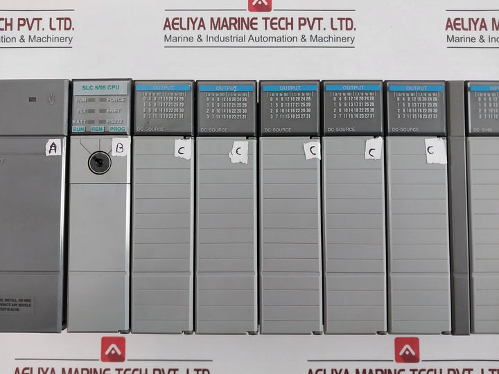 Allen-bradley Slc 500 13-slot Module Rack Controller 1746-a13, 1746-p2,1746-ob32Allen-bradley