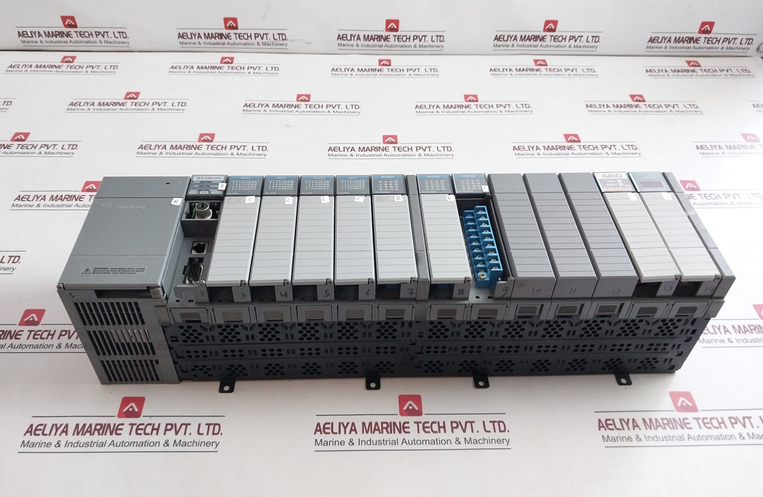 Allen-bradley Slc 500 13-slot Rack Controller Module 1746-a13 1746-p2 1747-l531