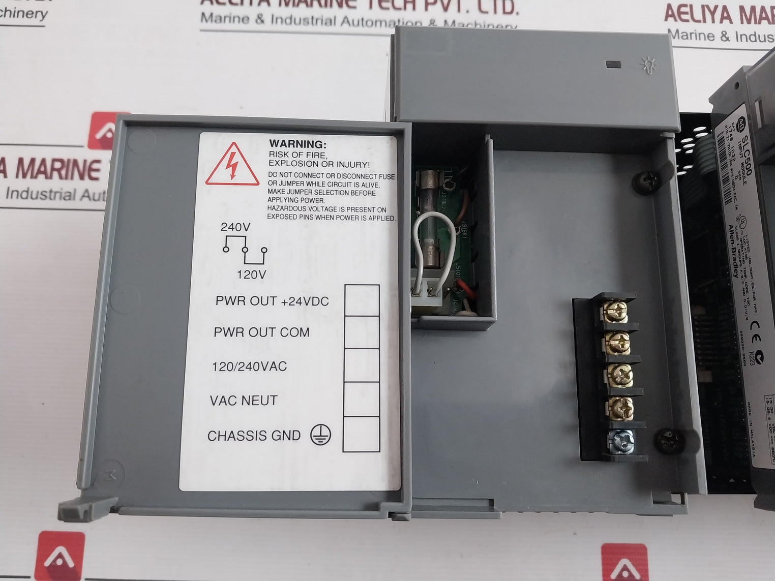 Allen-bradley Slc 500 13-slot Rack Controller Module 1746-a13 1746-p2 1747-l531