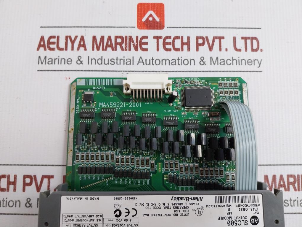 Allen-bradley W/ 1746-p2 Ser C Power Supply 4-slot Rack 1746-a4