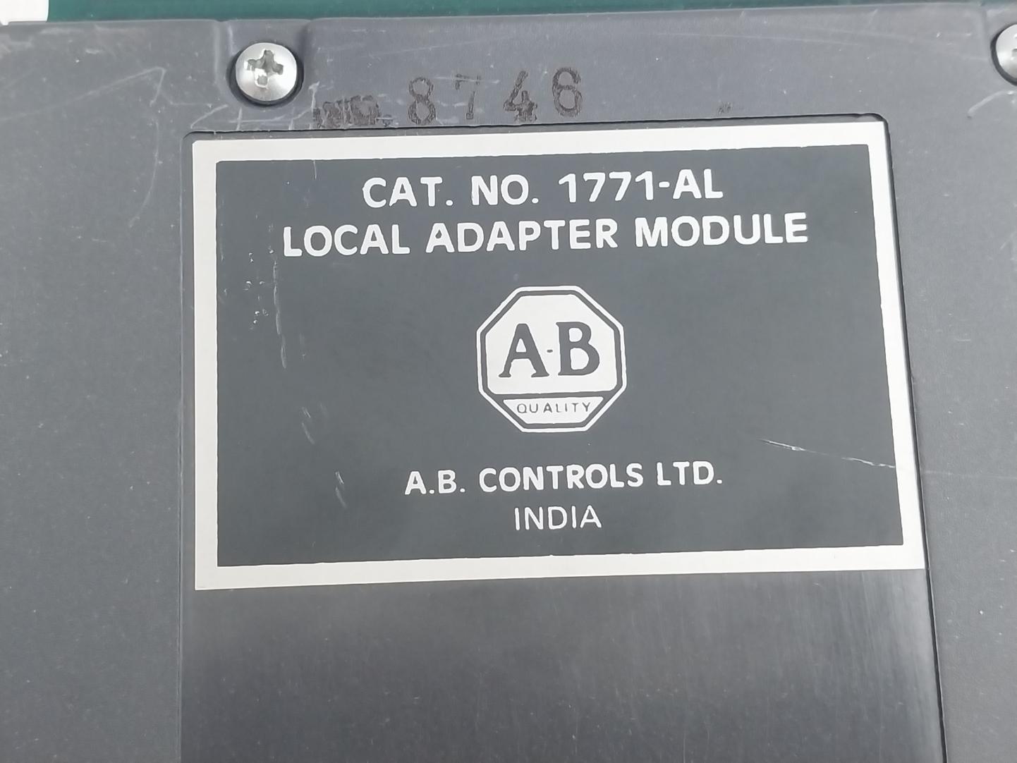 Allen-bradley 1771-al Local I/O Adapter Module