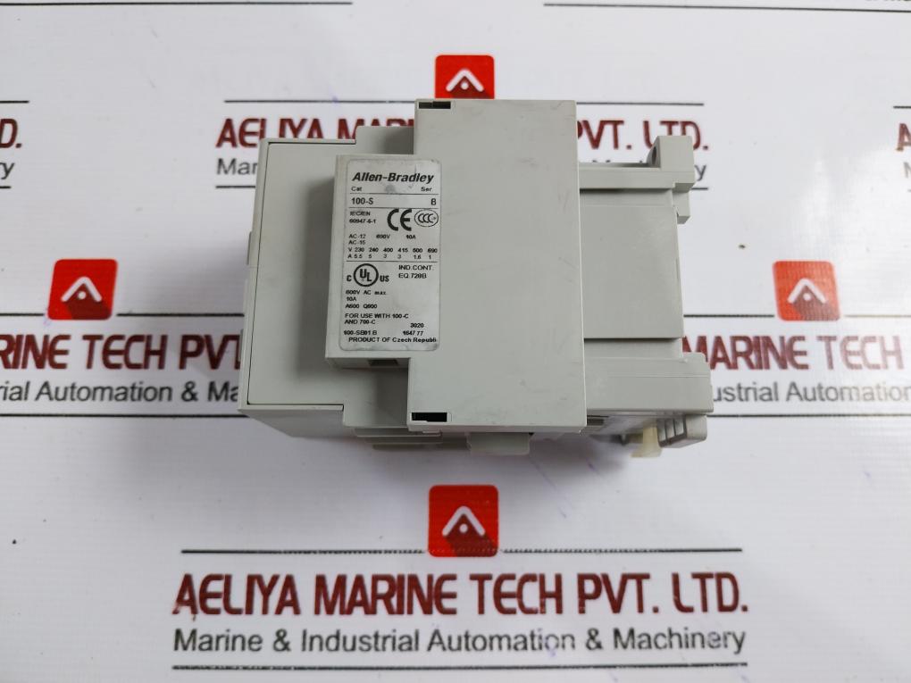 Allen Bradley 100-c55e*00 Main Poles Contactor Iec/en 60947-5-1 Ac-1 690v 10a