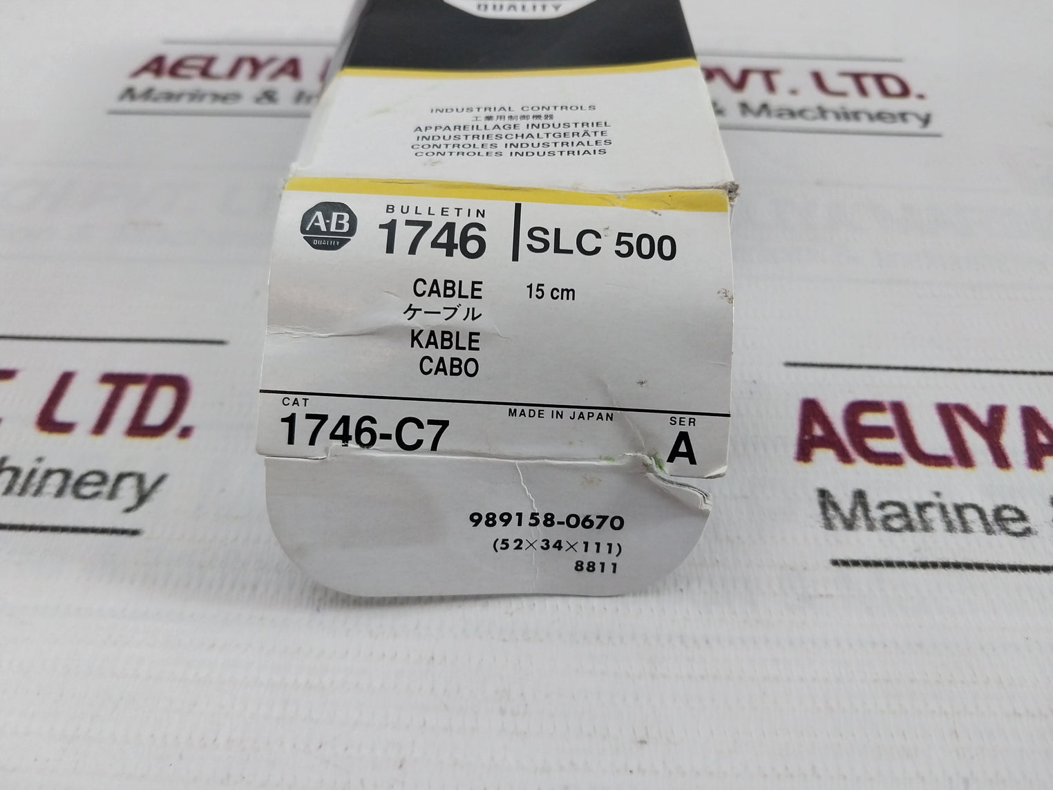 Allen Bradley 1746-c7 Rack Interconnect Cable 15Cm 1580191-021