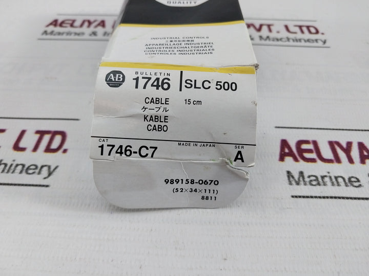 Allen Bradley 1746-c7 Rack Interconnect Cable 15Cm 1580191-021