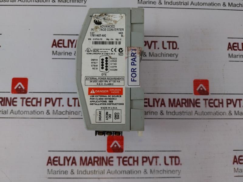 Allen Bradley 1761-net-aic Advanced Interface Converter 24Vdc