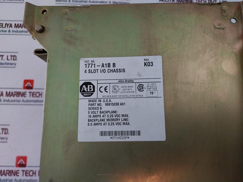 Allen Bradley 1771-a1B B, 1771-p4S, Plc-5/40 + Prosoft Comm Interface Module