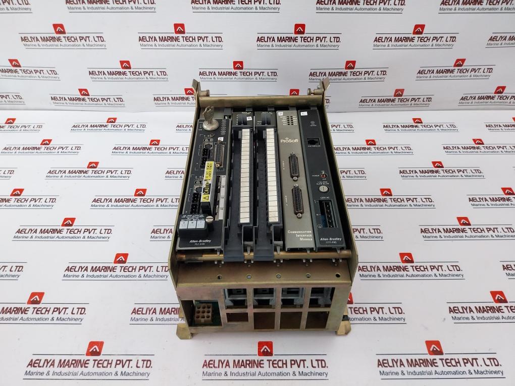 Allen Bradley 1771-a1B B, 1771-p4S, Plc-5/40 + Prosoft Comm Interface Module