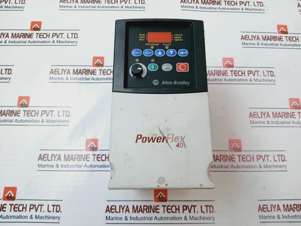 Allen Bradley 22B-d010N104 Powerflex 40 Ac Drive Vfd 5Hp 480V