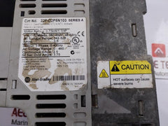 Allen Bradley 22f-d2p5n103 Series A Drive 3 Phase, 0-400 Hz
