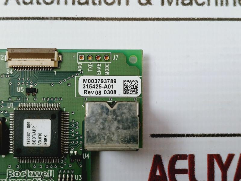 Allen Bradley 315425-a01 Printed Circuit Board 196037-q09