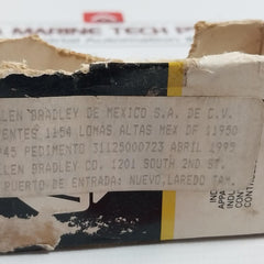 Allen Bradley 700-hn102 Relay Socket 10A 300Vac