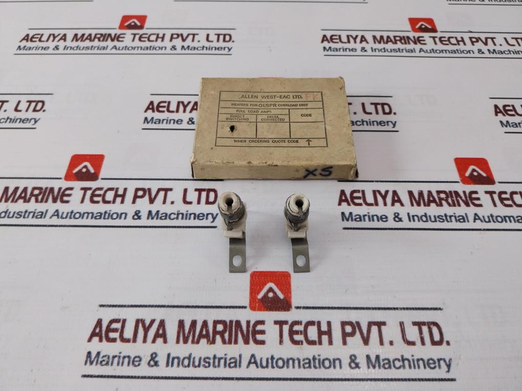 Lot of 2X ALLEN WEST-EAC XS Heaters for OLSPR Overload Unit