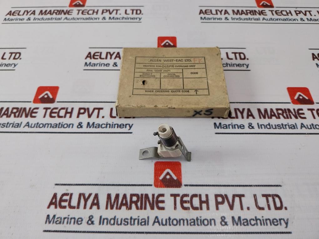 Lot of 2X ALLEN WEST-EAC XS Heaters for OLSPR Overload Unit