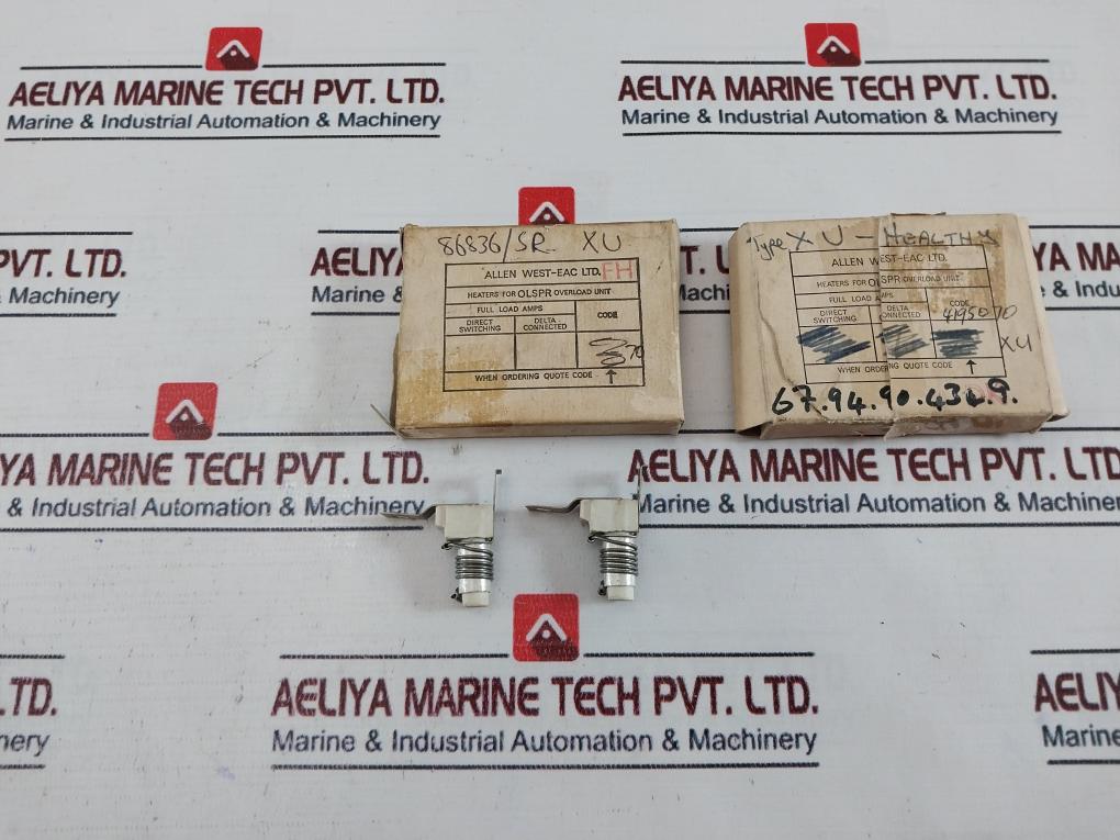 Allen West 4195070 Heaters For Olspr Overload Unit