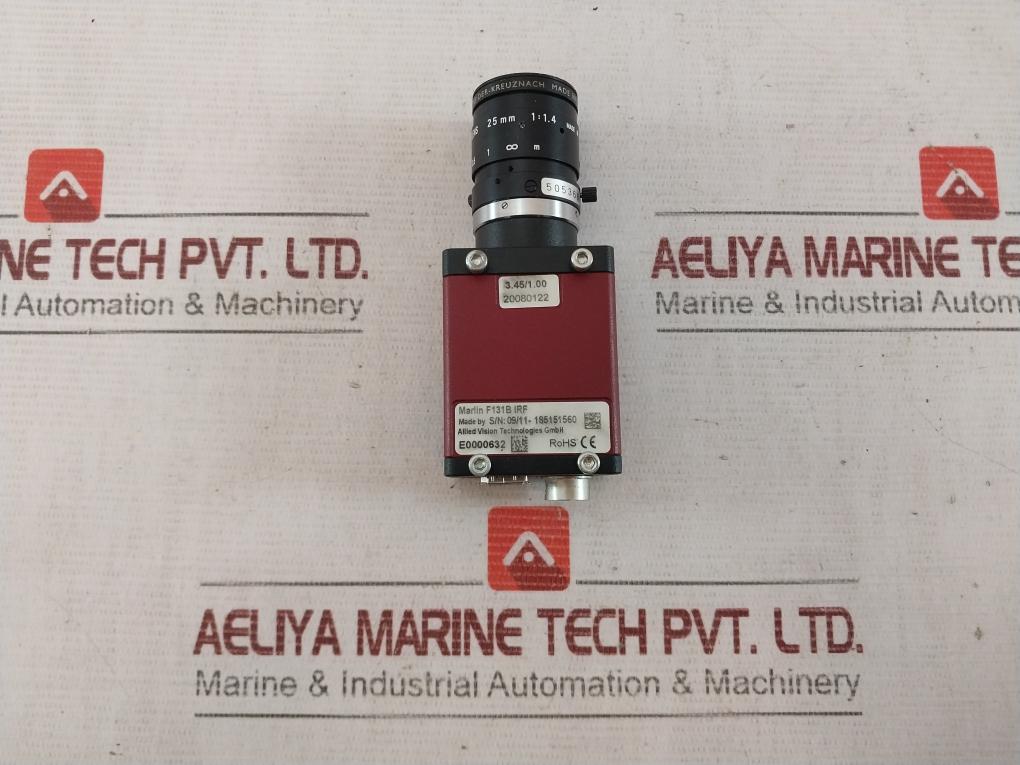 Allied F131B Irf Industrial Marine Camera With Tv Lens 25Mm C2514-m E0000632