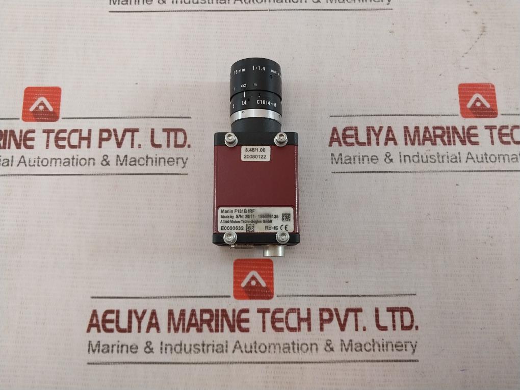 Allied F131B Irf Industrial Marine Camera With Tv Lens C1614-m 16Mm E0000632