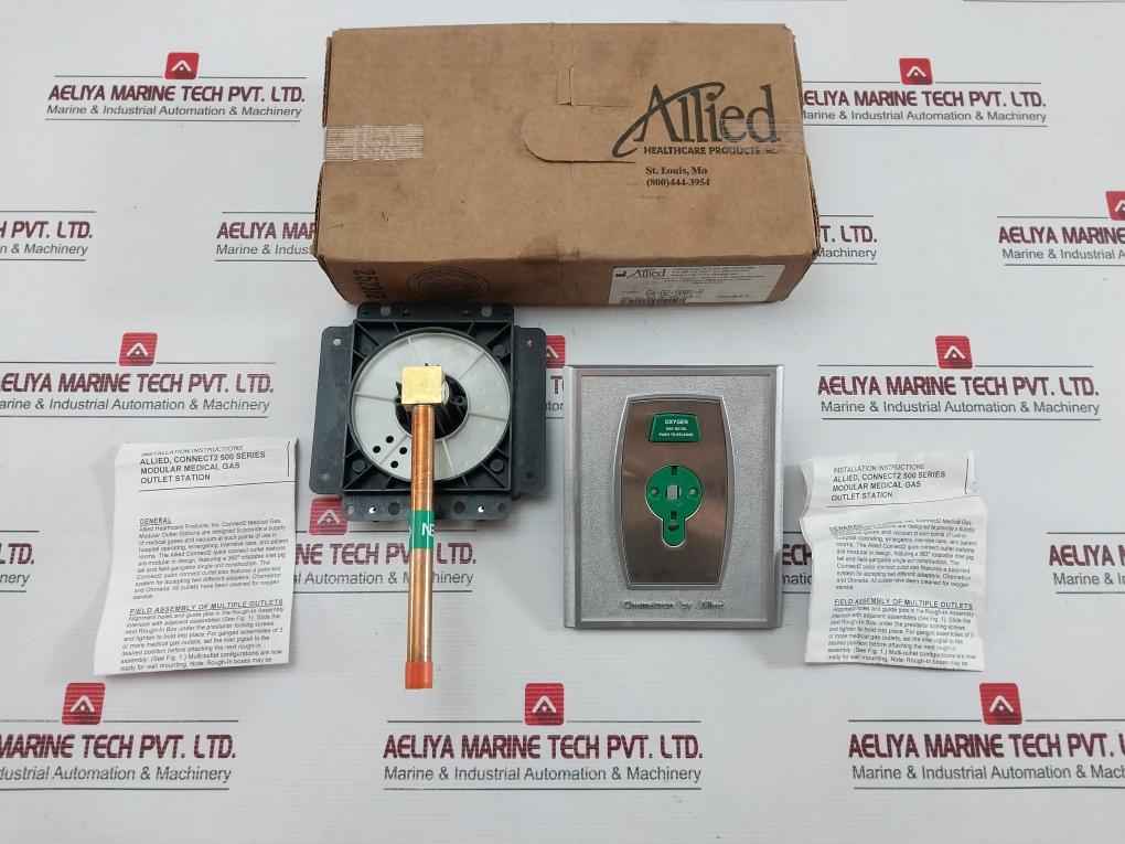Allied Modular Gas Outlet Station 64-02-5001-p Connect2 500 Series 100 Psig