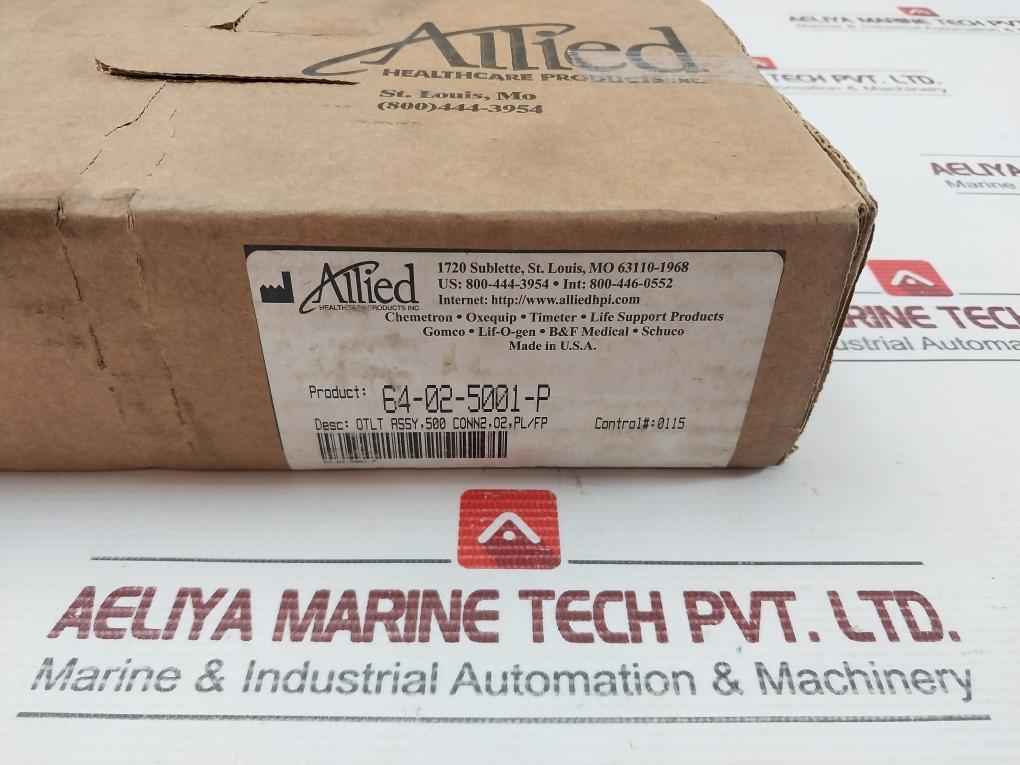 Allied Modular Gas Outlet Station 64-02-5001-p Connect2 500 Series 100 Psig