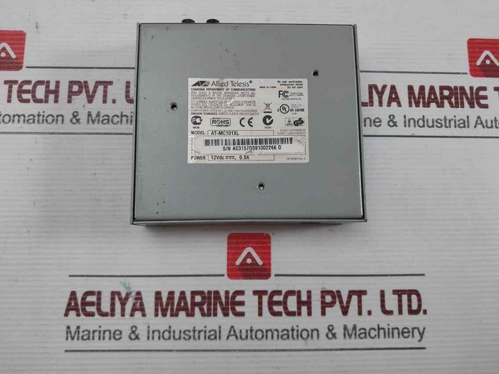 Allied Telesis 12Vdc Fast Ethernet Media Converter 0.5A At-mc101Xl