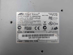 Allied Telesis 12Vdc Fast Ethernet Media Converter 0.5A At-mc101Xl