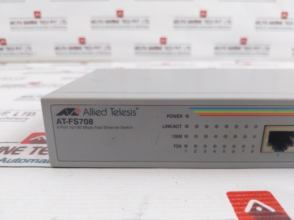 Allied Telesis At-fs708 8 Port 10/100 Mbps Fast Ethernet Switch