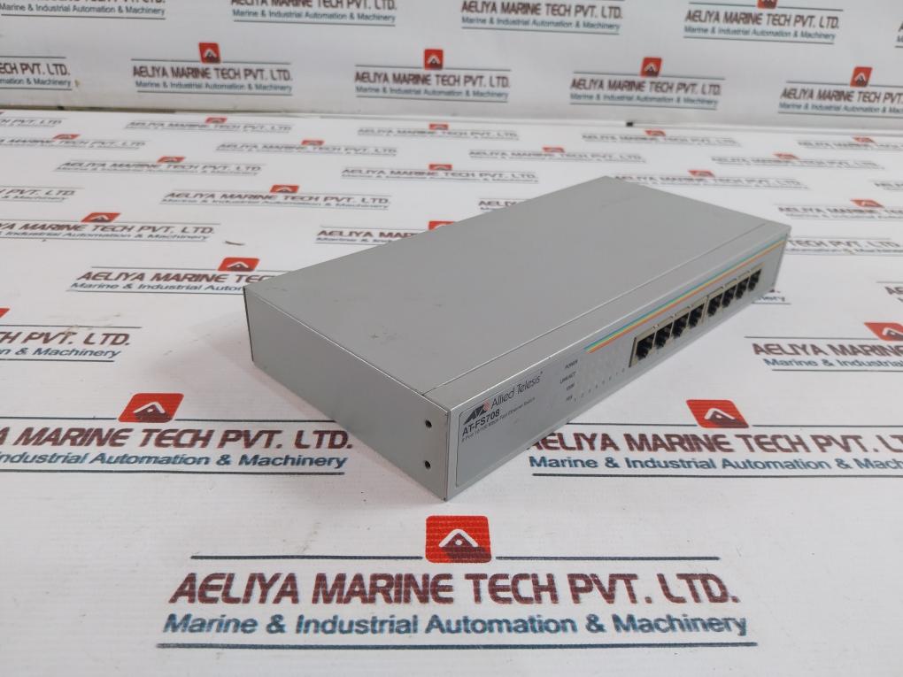 Allied Telesis At-fs708 8 Port 10/100 Mbps Fast Ethernet Switch