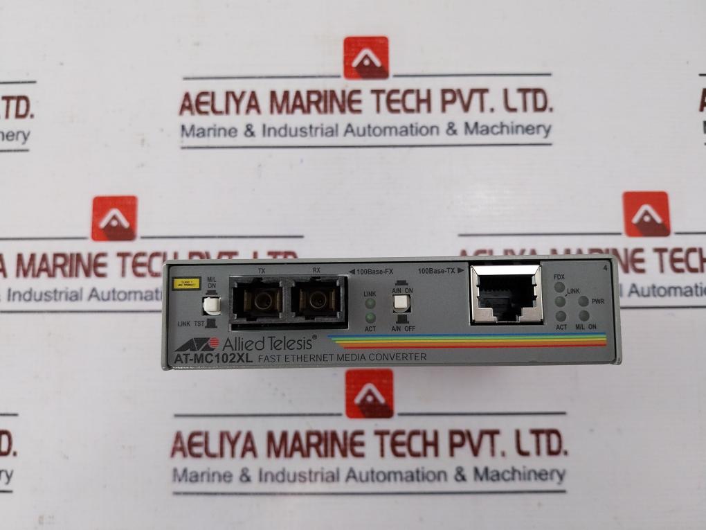 Allied Telesis At-mc102xl Fast Ethernet Media Converter Set
