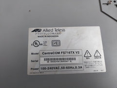 Allied Telesis Centrecom Fs716Tx V2 Fast Ethernet Switch 10Base-t/100Base-tx