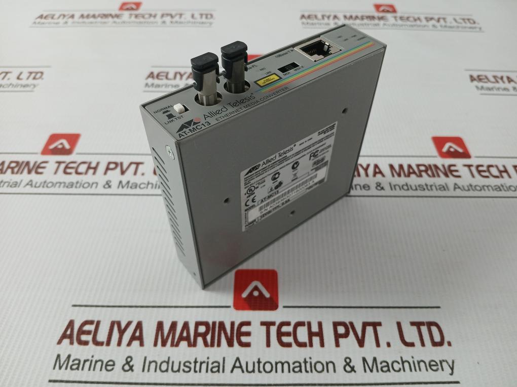 Allied Telesis Ethernet Media Converter At-mc13 12Vdc-0.5A