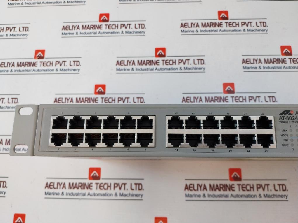 Allied Telesyn At-8024 10 Base-t/ 100 Base-tx Fast Ethernet Switch 100-240vac