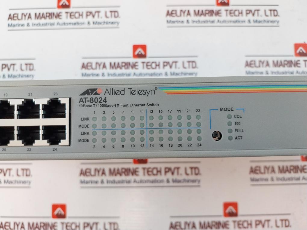 Allied Telesyn At-8024 Fast Ethernet Switch Set 100-240Vac~ 50/60Hz 2A