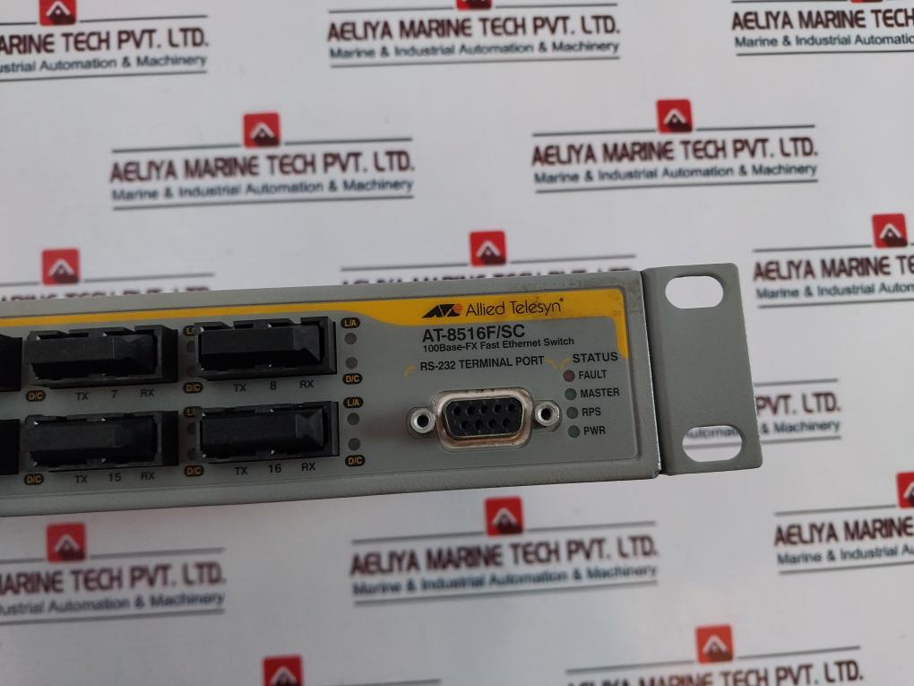Allied Telesyn AT-8516F/SC 100base-fx Fast Ethernet Switch 100-240Vac~ 2.0A