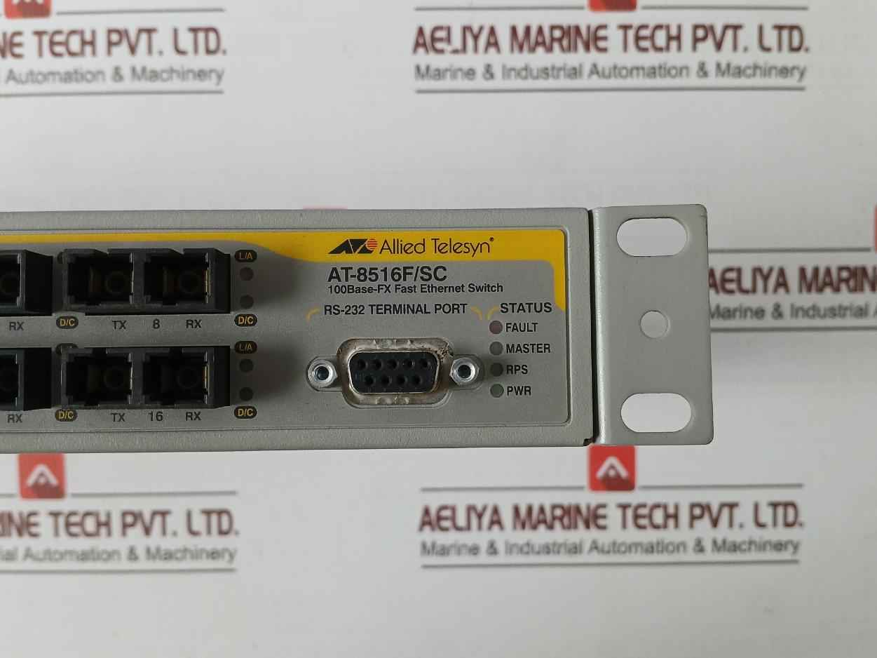 Allied Telesyn At-8516F/Sc Ethernet Switch 705-004191 Rev A