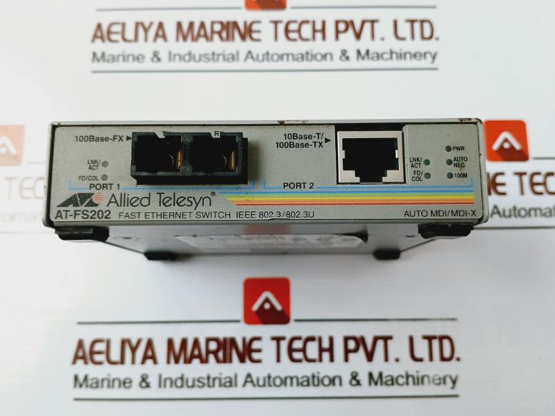 Allied Telesyn At-fs202 Fast Ethernet Switch 12vdc 0.5a