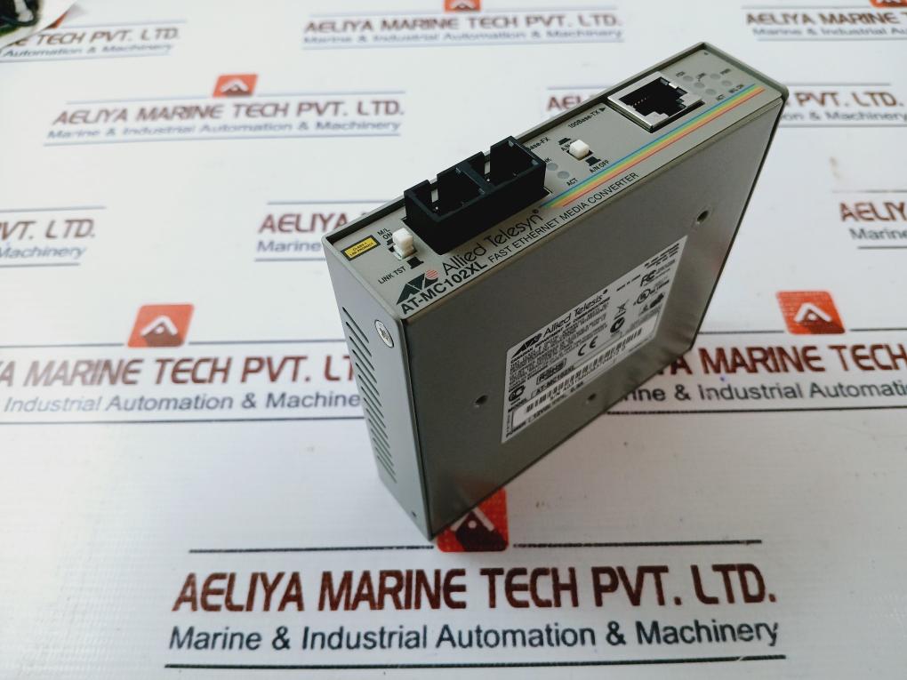 Allied Telesyn At-mc102Xl Ethernet Media Converter Set Hksd-96073-a, 12Vdc, 0.5A