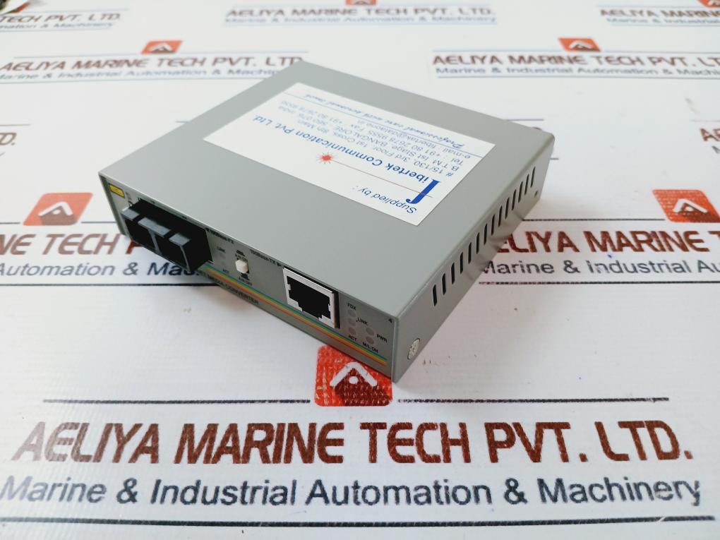 Allied Telesyn At-mc102Xl Ethernet Media Converter Set Hksd-96073-a, 12Vdc, 0.5A