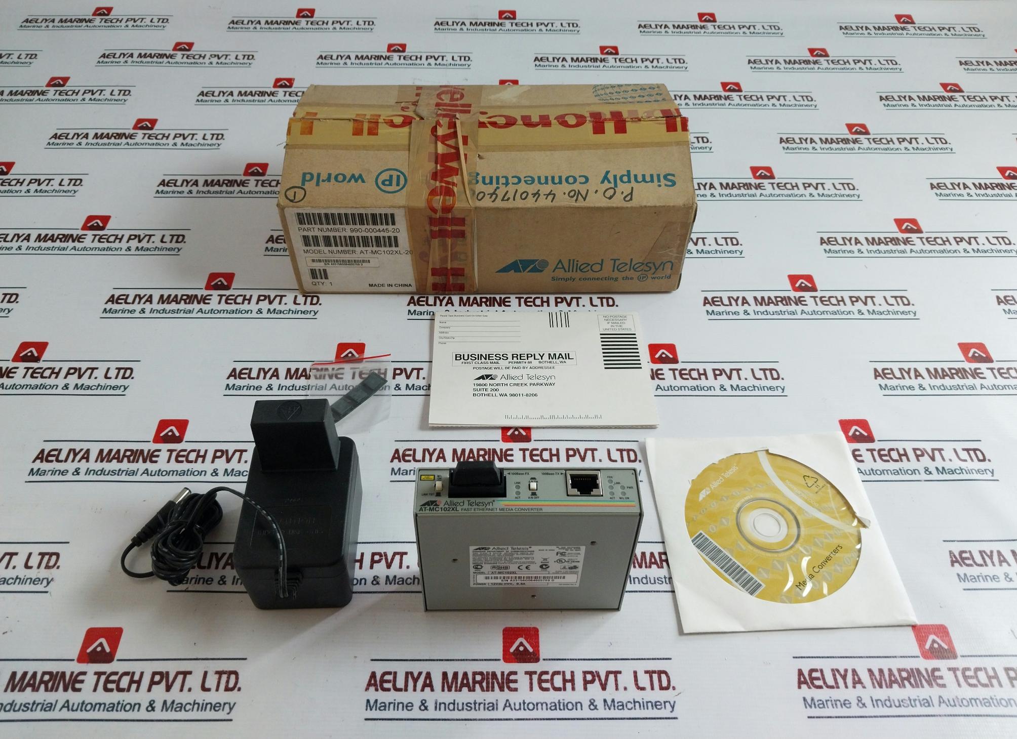 Allied Telesyn At-mc102xl/hka-12100ec-230 Fast Ethernet Media Converter Set