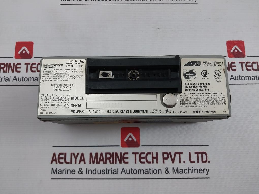 Allied Telesyn Centrecom At-470 Transceiver (Mau) 12/12Vdc 0.5A