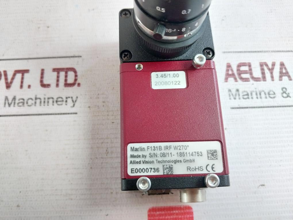 Allied Vision F131B Irf W270° Marlin Camera E0000736 20080122