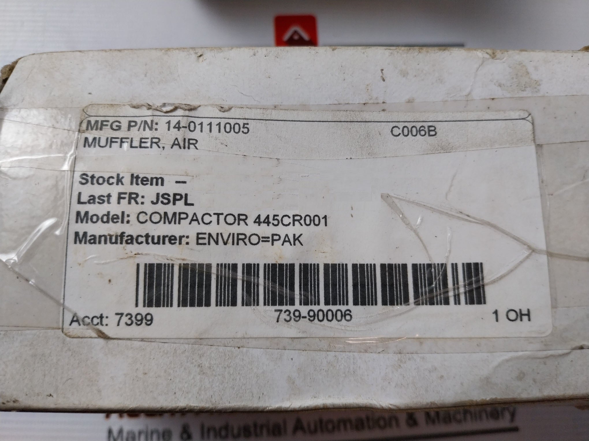 Allied Witan 44AW56 M05 Air Muffler Filter 14-0111005 1/2 Inch