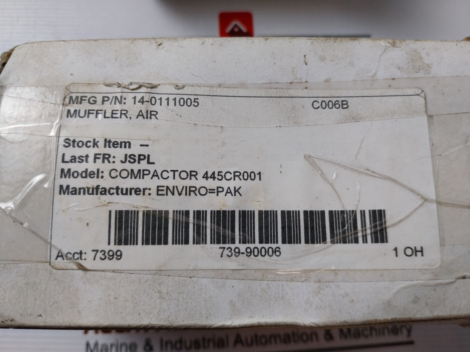 Allied Witan 44AW56 M05 Air Muffler Filter 14-0111005 1/2 Inch