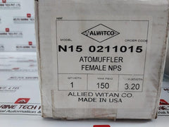 Allied Witan 44Aw56 Air Exhaust Muffler Radial Flow 0211015 4440K148