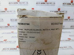 Allied Witan 44aw56 Air Exhaust Muffler 3/4” Male Npt