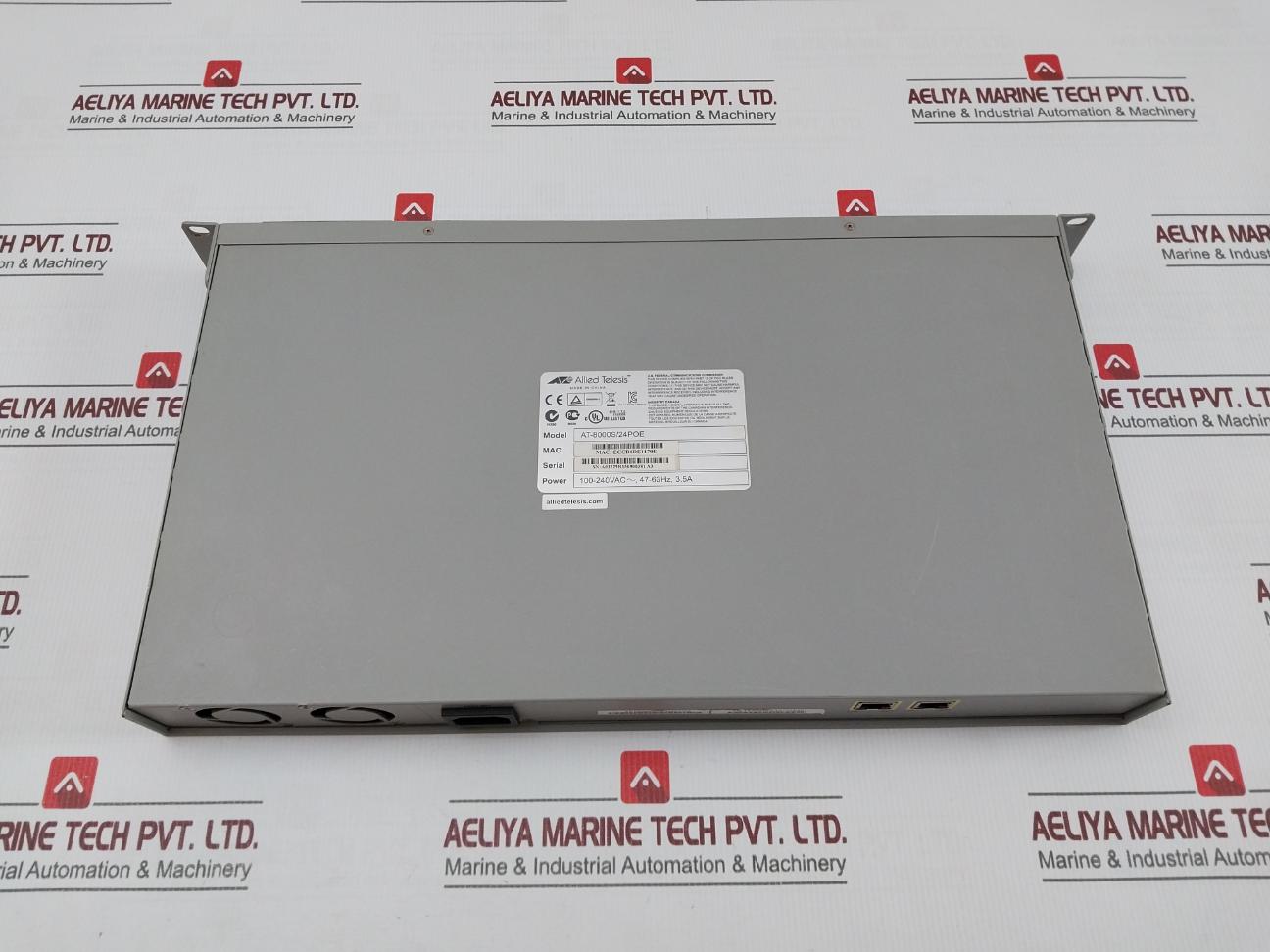 Allied Telesis At-8000S/24Poe Fast Ethernet Switch 100-240Vac~ 47-63Hz 3.5A